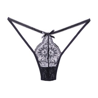 Allure Lace Thong One Size Black