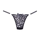 Allure Lace Thong One Size Black