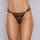 Allure Lace and Mesh Thong One Size Black