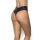 Mapalé High Waist Ruched Back Panty S/M Wet Look Black