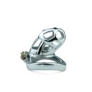 Kiotos Long Chastity Cage Silver