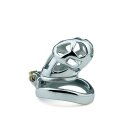 Kiotos Long Chastity Cage Silver