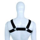 Kiotos Elastic Chest Harness L/XL Schwarz 110–130 cm