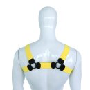 Kiotos Elastic Chest Harness L/XL Gelb 110–130 cm