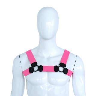 Kiotos Elastic Chest Harness S/M Pink 86-110 cm
