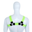 Kiotos Elastic Chest Harness S/M Grün 86-110 cm