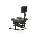 XR Brands Pleasure Throne Oral Sex Stuhl Schwarz