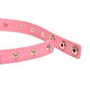 XR Brands Spiked Heart Choker Pink