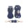 Silicone Ankle Cuff Set Blue
