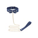 Taboom Silicone Collar and Leash Blue