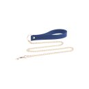 Taboom Silicone Collar and Leash Blue