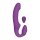 ToyJoy Designer Edition Nymphea Vibrating Strap-On Purple