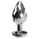 ToyJoy Anal Play Disco Diamond Plug Medium Silver 3,3 cm