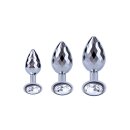ToyJoy Anal Play Disco Diamond Plug Large Silver 3,85 cm