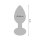 ToyJoy Anal Play Disco Diamond Plug Large Silver 3,85 cm