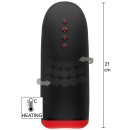 Hidden Desire Fusion X Beaded Tongue Masturbator Black