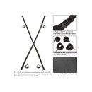 CalExotics Nocturnal Over The Door Cross Black