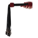 Hidden Desire Real Leather Cat O Nine Whip Studded 62 cm