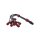 Hidden Desire Real Leather Roses Whip 64 cm