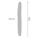 ToyJoy Get Real Silicone Foreskin Double Dong 35 cm Caramel skin tone