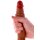 ToyJoy Get Real Silicone Foreskin Double Dong 40 cm Caramel skin tone
