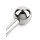 Mr. Steel Bondage Hook 30 mm Ball Silver