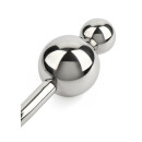 Mr. Steel Anal Hook Double Balls 25+40 mm Silver