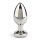 Mr. Steel Jewled Butt Plug Small Black 2,5 cm