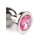 Mr. Steel Jewled Butt Plug Small Pink 2,5 cm