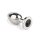 Mr. Steel Jewled Butt Plug Medium Black 3 cm