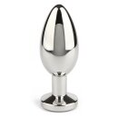 Mr. Steel Jewled Butt Plug Large Black 3,8 cm