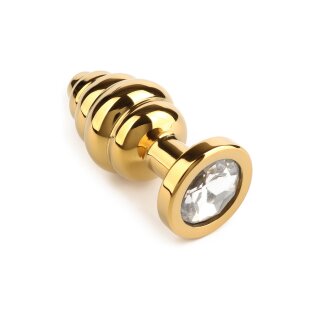 Mr. Steel Twister Butt Plug Small Gold 2,5 cm