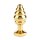 Mr. Steel Twister Butt Plug Small Gold 2,5 cm
