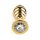 Mr. Steel Twister Butt Plug Large Gold 3,8 cm