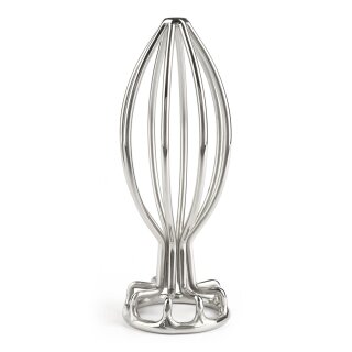 Mr. Steel Round Wire Plug Large Silver