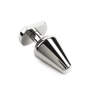 Mr. Steel Heavy Steel Butt Plug Medium Silver 3,8 cm