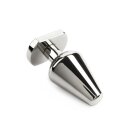Mr. Steel Heavy Steel Butt Plug Medium Silver 3,8 cm