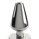 Mr. Steel Heavy Steel Butt Plug Medium Silver 3,8 cm