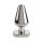 Mr. Steel Heavy Steel Butt Plug Medium Silver 3,8 cm