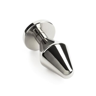 Mr. Steel Classic Butt Plug Medium Silver 3,8 cm