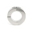 Mr. Steel Hinged Magnetic Cockring 40 mm Silver