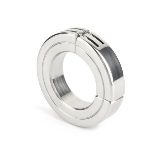 Mr. Steel Hinged Magnetic Cockring 45 mm Silver