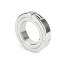Mr. Steel Hinged Magnetic Cockring 45 mm Silver