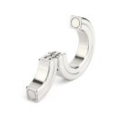 Mr. Steel Hinged Magnetic Cockring 45 mm Silver