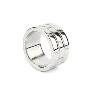 Mr. Steel The Wall C-Ring 40 mm Silver