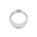 Mr. Steel Oval Barrel C-Ring 45 mm Silver