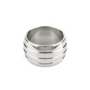 Mr. Steel Oval Barrel C-Ring 45 mm Silver