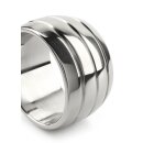 Mr. Steel Oval Barrel C-Ring 45 mm Silver