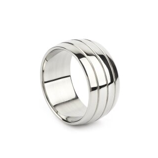 Mr. Steel Oval Barrel C-Ring 55 mm Silver