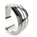 Mr. Steel Oval Barrel C-Ring 55 mm Silver